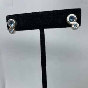 Brighton blue crystal earrings